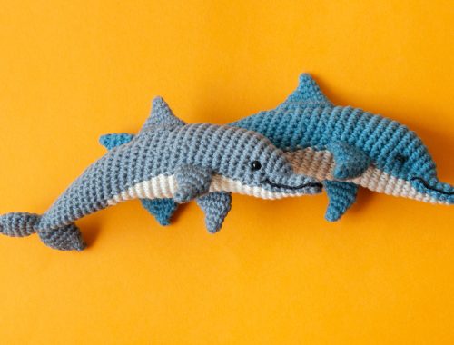 Realistic dolphin free crochet pattern